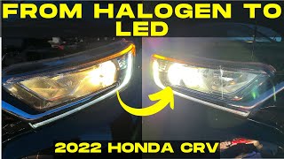 How to upgrade your 2022 honda CRV to LED lights bulbs [upl. by Ibocaj]