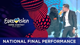 Francesco Gabbani  Occidentalis Karma Italy Eurovision 2017  National Final Performance [upl. by Haughay106]