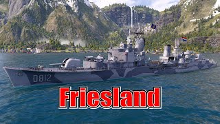 Meet The Friesland Tier 7 Pan Euro DD World of Warships Legends Xbox Series X 4k [upl. by Eiruam819]