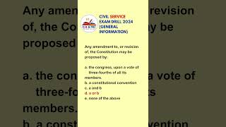 Comprehensive Civil Service Examination Reviewer 2024 shorts civilservicereview [upl. by Anilosi]