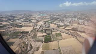 Paphos Cyprus Landing at the Airport [upl. by Seve]