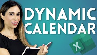 Create Easy Yearly Calendar in Excel and Sheets with a SINGLE Formula [upl. by Gavrielle323]