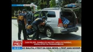 UB San Felipe Zambales Mayor Carolyn Fariñas nakaligtas sa pananambang [upl. by Sophi]