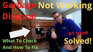 Fix a Humming Disposal  Step by Step Fix in 5 minutes [upl. by Adolf]