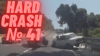 HARD CAR CRASHES  FATAL CAR CRASHES  FATAL ACCIDENT  SCARY ACCIDENTS  COMPILATION № 41 [upl. by Byrd]