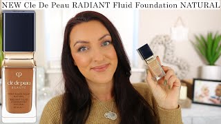 CLE DE PEAU RADIANT FLUID FOUNDATION NATURAL  First Impressions [upl. by Sardella974]