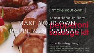 Make your own Pepperoni Sausage Making Kit  Gift [upl. by Valaree]