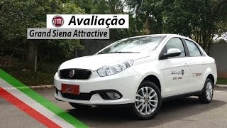 Avaliação  Fiat Grand Siena Attractive 14  Curiosidade Automotiva® [upl. by Marietta]