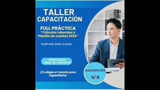 TALLER DE CAPACITACION LABORAL contabilidad excel contabilidaddesdecero [upl. by Gittle]