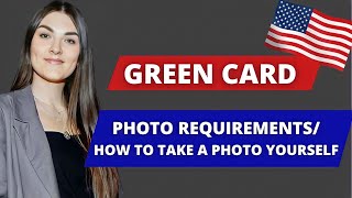 How to take a photo for GREEN CARD LOTTERY yourself Photo requirements DV LOTTERY [upl. by Yhtomot]