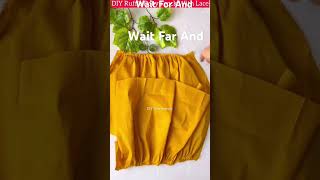 How to Dly Ruffle Baby Froc Wiock With Lace youtube [upl. by Mide]