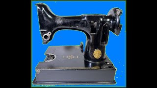 Painting a Singer Featherweight Part 1 paintingsewingmachine featherweight paintfeatherweight [upl. by Atikim]