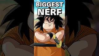 The biggest nerf in Dragon Ball  Dragon Ball Super shorts [upl. by Ennaerb710]