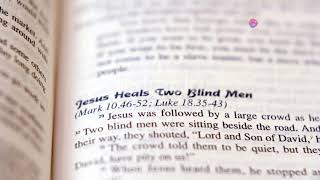 Jesus heals two blind men Readt the scripture [upl. by Nessa]