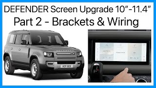 How to Upgrade to the 114quot Pivi Infotainment Screen on the new Land Rover Defender L663 [upl. by Ylrebma40]