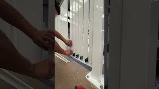 DIY Aluminium Vertical Slats balustrade fencegatebalustrade aluminumfence [upl. by Roderigo]