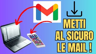 Come SALVARE e SCARICARE tutte le tue email da Gmail [upl. by Ecyned]