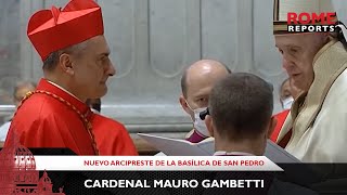 Cardenal Mauro Gambetti es el nuevo arcipreste de la basílica de San Pedro [upl. by Gibson]