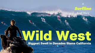 Wild West Biggest Swell in Decades Slams California [upl. by Kenta]