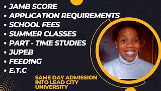 How to get admission into Lead City university Q and A with Mymah Rosh [upl. by Adaran]