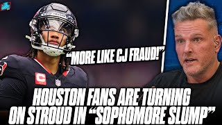 Texans Fans Are Turning Against CJ Stroud In His quotSophomore Slumpquot Season  Pat McAfee Show [upl. by Eentruok]