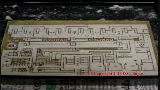 PCB MakingPart 5Photo Resist Method of Etching a Printed Circuit Board [upl. by Urbanna]