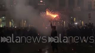 Milano festeggiamenti in Piazza Duomo Capodanno 2023 [upl. by Enelyad]