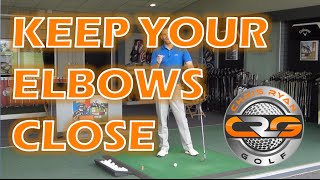 GOLF KEEP YOUR ELBOWS CLOSER [upl. by Templia]