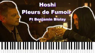 Hoshi  Pleurs de Fumoir feat Benjamin Biolay Piano Instrumentale [upl. by Ajed]