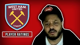 WEST HAM UTD 12 ARSENAL  TROOPZ PLAYER RATINGS  TURKEY’S SAVING MORE THAN HAIRLINES [upl. by Braeunig]