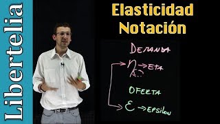 Notación de Elasticidad  Elasticidades  Microeconomía  Libertelia [upl. by Alyam]