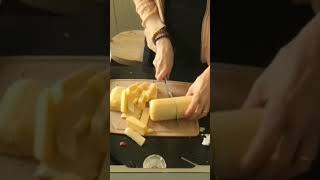 Polenta Fries Easy Healthy Oilfree full vid 👉 httpsyoutubefvd6biYxHI veganshorts cooking [upl. by Aniehs]