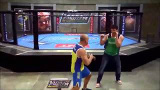 Wanderlei Silva vs Chael Sonnen TUF Brasil 2014 Full Fight  Briga completa Full HD [upl. by Claire]