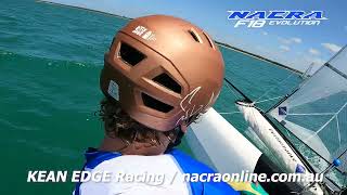 Australian F18 Nationals  KEAN EDGE Racing  nacraonlinecomau  Nacra F18 Evolution [upl. by Schick]