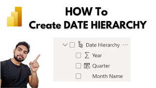 How To Create A Date Hierarchy in Power BI [upl. by Gerek]