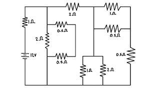 Equivalent Resistance of a Complex Circuit with Series and Parallel Resistors [upl. by Thurston]