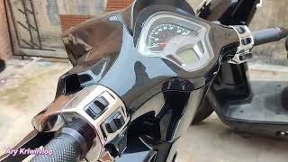 Vespa sprint S 150 iget hitam [upl. by Suhail]