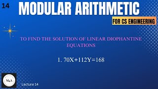 General Solution of Diophantine Equation Example  Modular Arithmetic  Dr Sujata T [upl. by Llenehc]