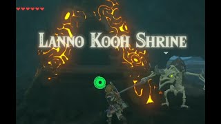 Lanno Kooh Shrine Location and easy strat Zelda BOTW [upl. by Arikahs891]