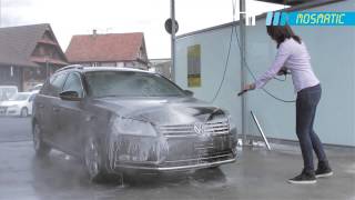 Modern Self Service Car wash  Moderne SB Waschanlage  Mosmatic Switzerland [upl. by Eeryn]