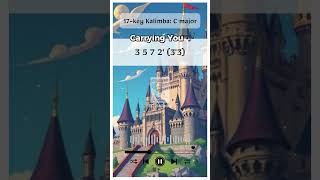 【Kalimba Tutorial】Carrying you  Laputa Castle in the Sky  Kalimba Tabs  17key Kalimba  C major [upl. by Ennirak165]