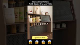 kitchen hutch cabinet with double drop leaf table and chairs [upl. by Atilrahc42]