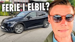 Ferie til Østeuropa i elbil – og hjem igen ad Autobahn i et stræk  MercedesBenz EQE SUV 350 4Matic [upl. by Dorcus]