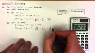 8  Bråk och Procent  Procentuell förändring [upl. by Aidua]