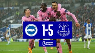 BRIGHTON 15 EVERTON  Premier League highlights [upl. by Orfield]