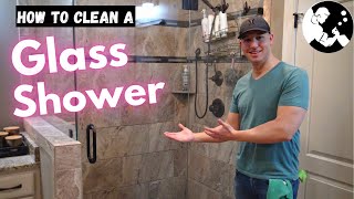 How to Clean Glass Shower Doors and Remove Hard Water Stains [upl. by Amek]