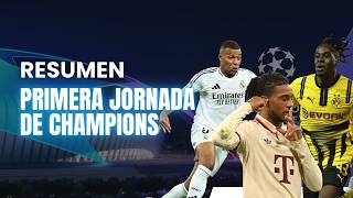 RESUMEN DE LA PRIMERA JORNADA DE LA CHAMPIONS LEAGUE 202425 [upl. by Alimaj]