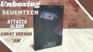 UNBOXING SEVENTEEN ATTACCA ALBUM CARAT VERSION JUN VERSION PHILIPPINES [upl. by Hamas]