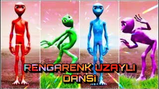 RENKLİ YEŞİL UZAYLI DANSI  AKIMI [upl. by Ilrahs]