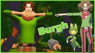 The Sims 4  Create A Sim  Gym Leader Burgh Pokemon [upl. by Anerhs]